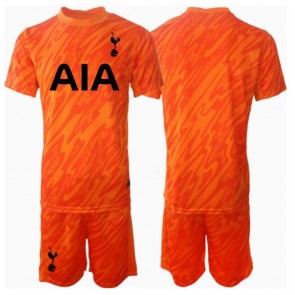 Tottenham Hotspur Brankářské Dětské Venkovní dres komplet 2024-25 Krátký Rukáv (+ trenýrky)